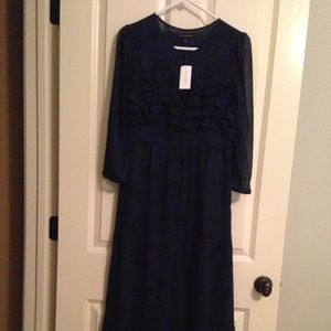 Banana Republic Camo-Print Maxi Shirtdress